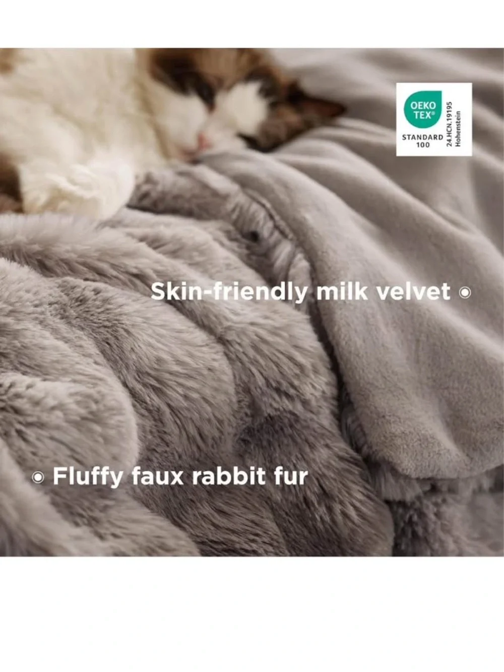 Bedsure GentleSoft Fluffy Fuzzy Twin Blanket, Soft Cozy Fleece Faux Fur Blanket